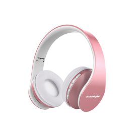 Bluetooth Headphones Over Ear, 65H Playtime and 6 EQ Music Modes Wireless Headphones with Microphone, HiFi Stereo Foldable Lightweight Headset, Deep Bass for Home Office Cellphone PC Ect.